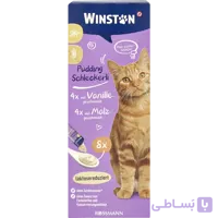 بستنی گربه وینستون با طعم مالت و وانیل - بسته 8 عددی