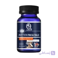 پودر ترمیم دم و باله ماهی MASH Rotten Fins & Tails حجم 50 عددی