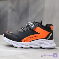 کفش اسپرت بچگانه طرح بنتون بند کشی و چسبی