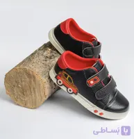 کفش بچگانه ونس دو چسبی طرح ماشین