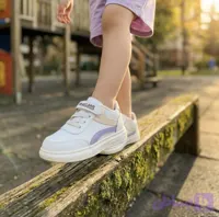 کفش اسپرت بچگانه سفید چسبی بندی