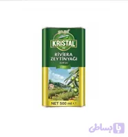 روغن زیتون خوراکی کریستال ۵۰۰ میلی بسته ۶ تایی