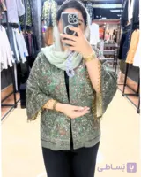 مانتو مخمل سوزندوزی هندی
