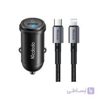 شارژر فندکى 30وات مک دودو مدل CC-749 به همراه كابل تبديل لایتنینگ