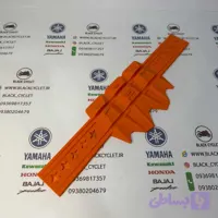 محافظ اگزوز سیلیکونی موتور تریل و کراس نسوز نارنجی