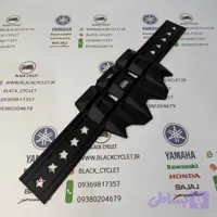 محافظ اگزوز سیلیکونی موتور تریل و کراس نسوز مشکی