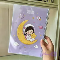 دفتر مشق ۵۰ برگ تنها طرح دختر و ماه