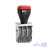 مهر تاریخ‌زن دستی انگلیسی کلوپ مدل Colop 04000