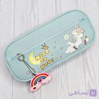 جامدادی فانتزی دخترانه برزنتی طرح یونیکورن تک‌شاخ