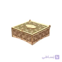 باکس هدیه مربعی تمام لیزری مدل (1006)