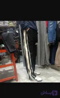 شلوار اسلش مردانه پارچه پنبه گلکسی کد ۴۰۴۱ رنگ مشکی