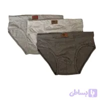شورت مردانه ملانژ اسلیپ کد ۲۱۰ بسته ۳ عددی