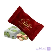 گز لقمه 40% پسته زعفرانی (500گرم)
