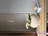 گلدان سفالی بزرگ رنسام مدل دفرمه