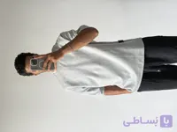 تیشرت باکسی ۲نخ پاییزه ملانژ