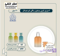 پخش عمده ظروف اسپری 30 میل لویی ویتون رنگی اورجینال کارتون 144 عطر خلفی