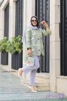 کت ژاکارد یقه گرد
