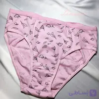 شورت نخ پنبه کبریتی طرح دار سایز 44 تا 48