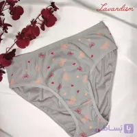 شورت نخ پنبه کبریتی طرح Love سایز بزرگ