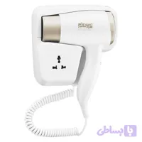 سشوار دیواری 1500 وات دی اس پی مدل 30389، موتور DC، وزن 600 گرم، با ویژگی صاف‌کنندگی، حجم‌دهندگی، با قابلیت تنظیم دما