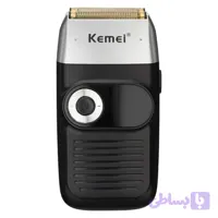 ماشین اصلاح موی صورت کیمی مدل KM-2026 با تیغه تیتانیوم، فناوری شیو فویلی، قابلیت صفر زنی، طراحی ارگونومیک، باتری قابل شارژ با 120 دقیقه زمان استفاده و شارژ از طریق کابل USB