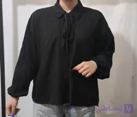 شومیز زنانه مدل ملینا پارچه کراش فری سایز تا44