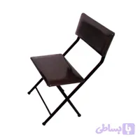 صندلی تاشو چرم و فوم فلزی