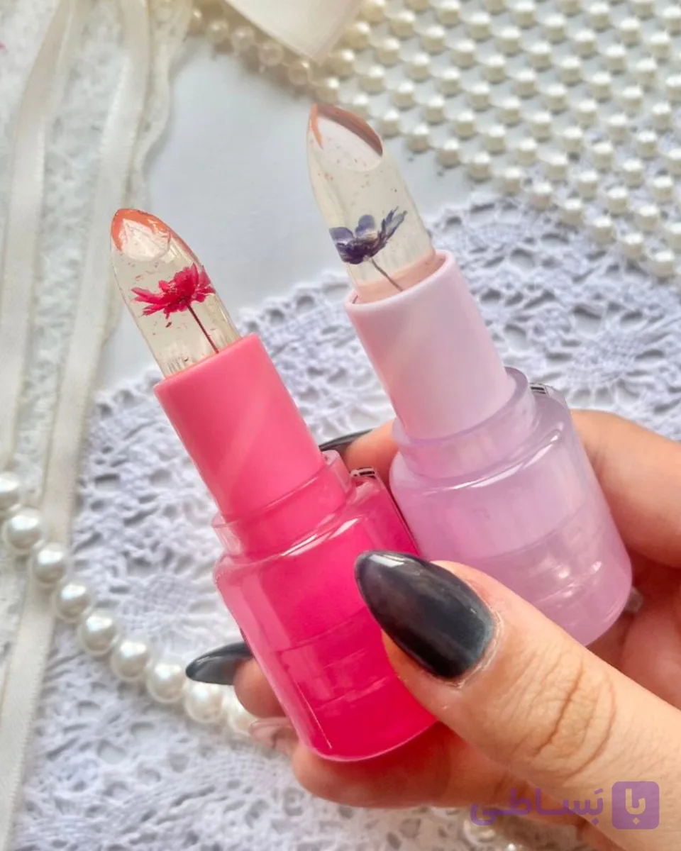 رژلب حرارتی گل دار برند 3Q beauty