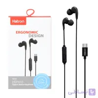 هندزفری باسیم Hatron Type-C مدل HEP410 - مشکی