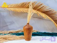 گلدان چوب گردو ارتفاع 12cm