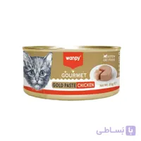 کنسرو غذای بچه گربه ونپی مدل گورمت گلد طعم مرغ وزن ۸۵ گرم