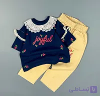 تیشرت شلوار کتان طرح گیلاس
