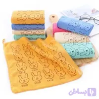 پک 12تایی دستمال حوله نانوعروسکی 30در30نرم لطیف جذب اب زیاد
