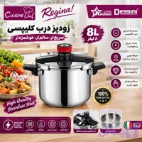 زودپز روگازی دسینی 2دسته در کلیپسی 8لیتر