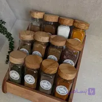جا ادویه مکارتی ۱۲ عددی همراه استند دو حالته