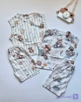 تاپ و شلوارک پنبه کوکو از۱سال تا ۱۳سال