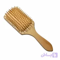 برس چوبی بامبو سایز بزرگ مدل مستطیلی