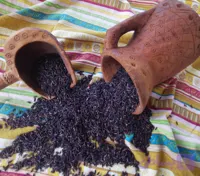 برنج سیاه ( ممنوعه ) محصول مازندران برند شاهزاده دانه بلند کیفیت درجه یک