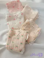 شورت نخی وارداتی گل گلی🌸🍓