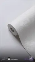 کاغذدیواری white wall کد 11093 | پتینه رنگ سفید اکلیل طلایی ، نقره ای روشن