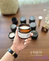 شمع جار شیشه قهوه‌ای معطر – سایز ۱