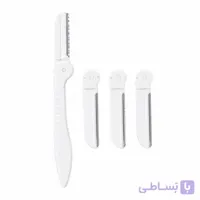 تیغ اصلاح ابرو باکس بانی مدل Eyebrow Razor تیغ قابل تعویض استیل ضد زنگ
