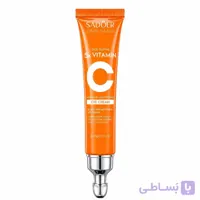 کرم دور چشم سادور مدل 5x Vitamin C حجم 20 گرم رفع‌کننده سیاهی و پف زیرچشم ضدچروک