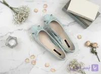 کفش باله زنانه Forever 21 مدل گیپوری رنگ آبی روشن