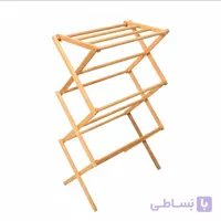 بند رخت آکاردئونی چوبی بلوط_کد 4906 _