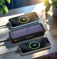 پاوربانک خورشیدی porodo مدل solar-powered بیست هزار خورشیدی