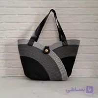 کیف دستی قیطان دوزی هلال کد 136