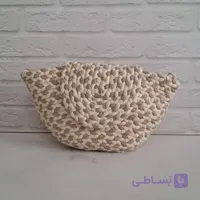 کیف دوشی طرح دار قیطان دوزی کد 140