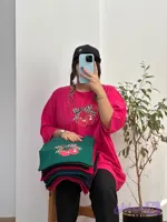 تیشرت قواره رستمی گیلاس پلنگی