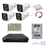 پکیج دوربین مداربسته ۴ کانال هایتک